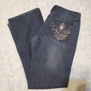 V Cristina boot cut blue jeans
